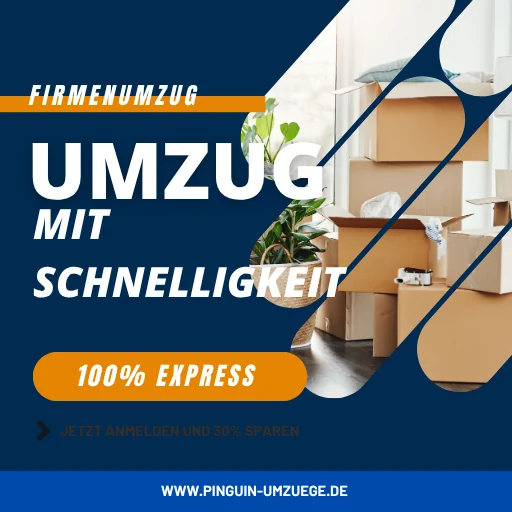 Der Firmenumzug in Berlin mit dem Umzugsunternehmen Pinguin Umzüge.