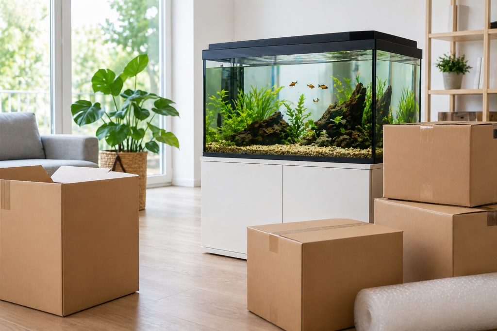 umzug aquarium berlin
