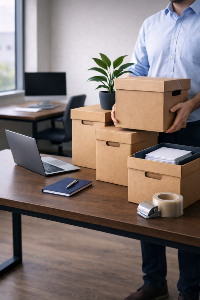 Umzug in Berlin planen mit Kartons Vorbereitung und organisiertem Ablauf