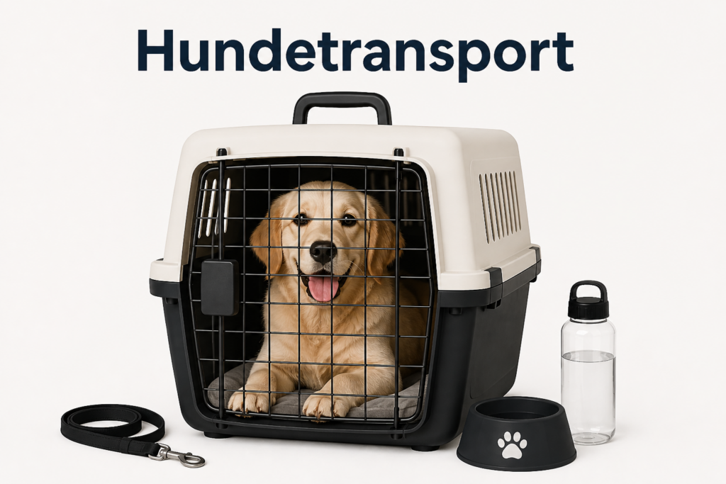 Hundetransport Berlin sicherer Transport von Hund in Transportbox Umzug Berlin